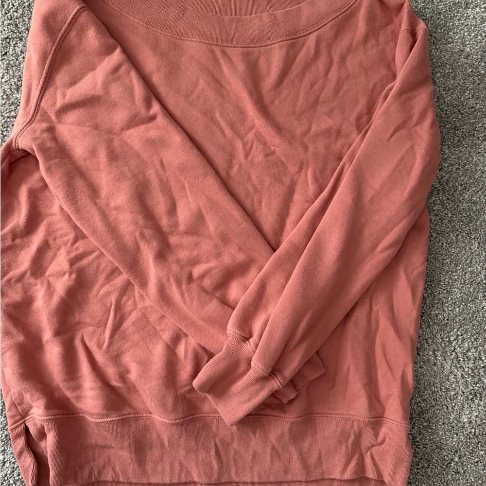 Abercrombie & Fitch Coral Crew Neck Sweater